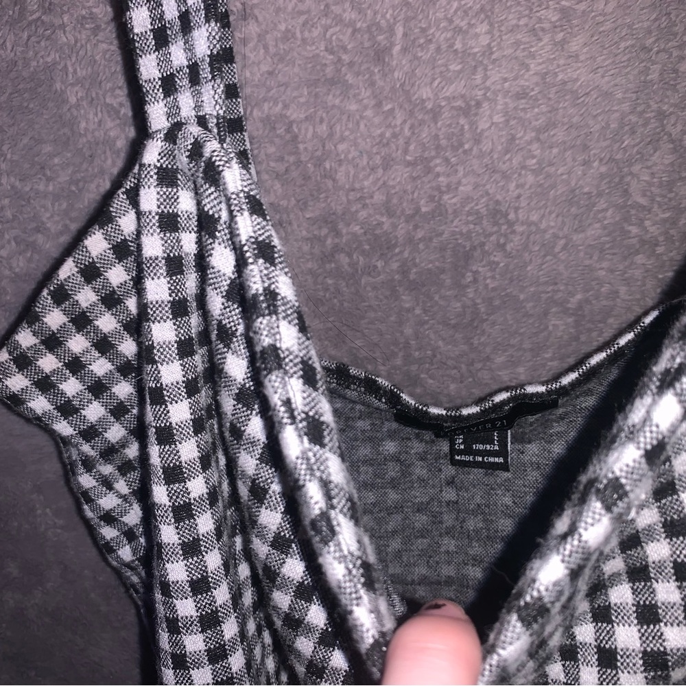 Forever 21 plaid tank top
